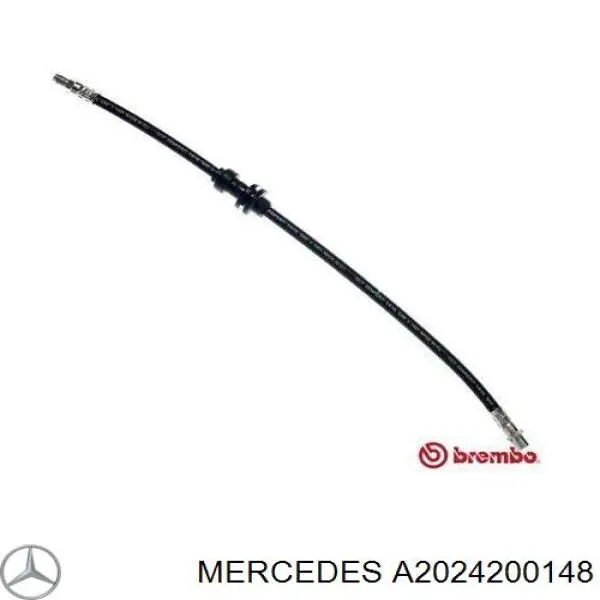 Купити A2024200148 Mercedes Гальмівні шланги передні