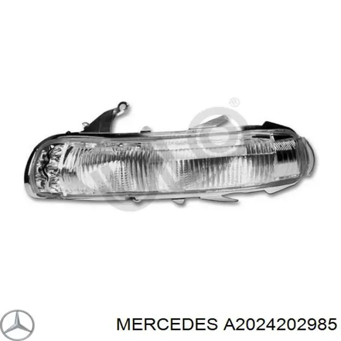 A2024202985 Mercedes трос ручного гальма передній
