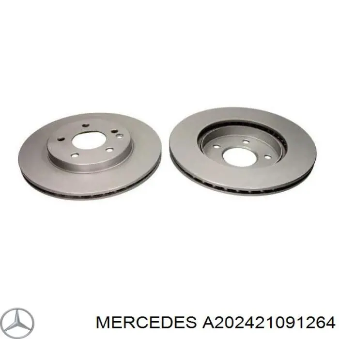 A202421091264 Mercedes диск гальмівний передній