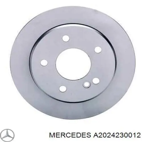 Задні дискові гальма Mercedes A2024230012 ціна, від 24.30 USD