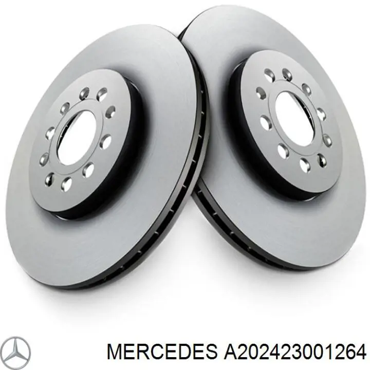 A202423001264 Mercedes Дискові гальма