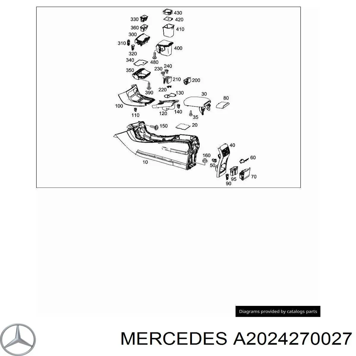 Купити A2024270027 Mercedes 