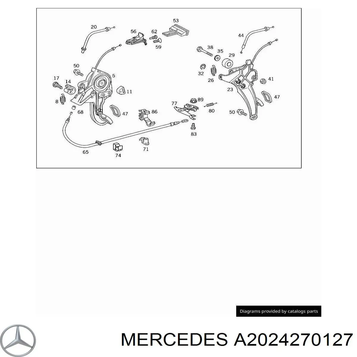  Mercedes A2024270127 ціна, від 1.27 USD
