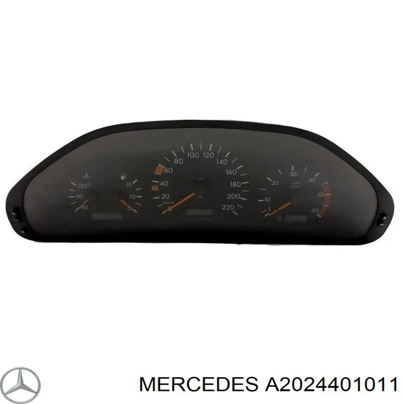 Приладова дошка-щиток приладів на Mercedes C-Class (W202)