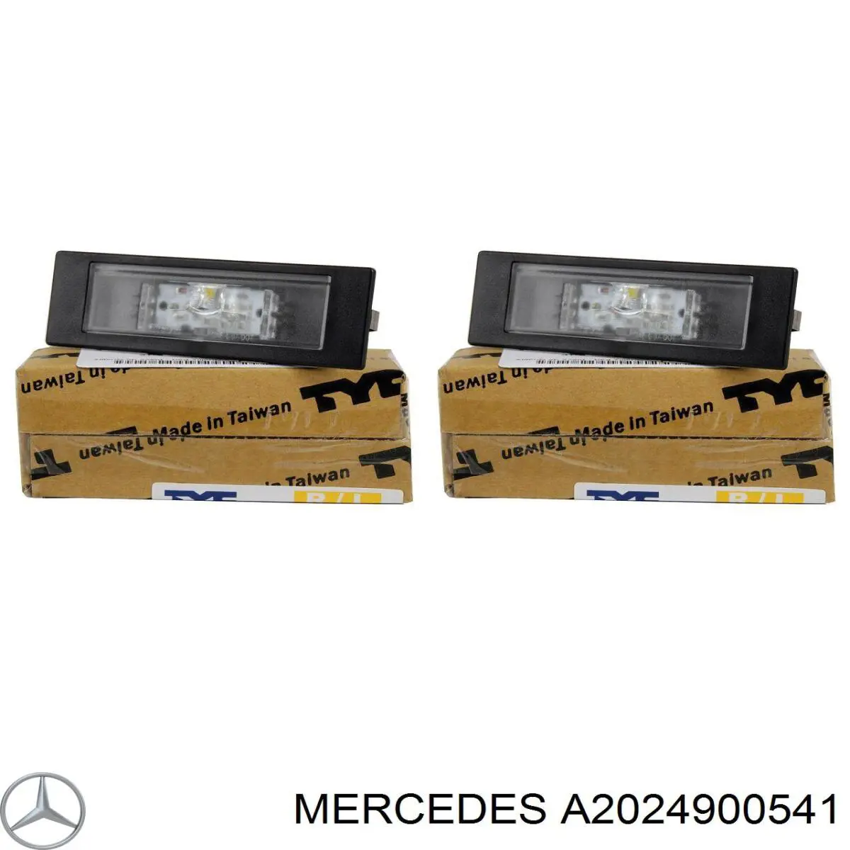 Кронштейн/хомут глушника, передній A2024900541 Mercedes