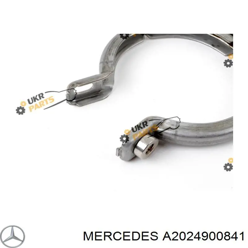 A2024900841 Mercedes зєднувальний хомут випускного колектора