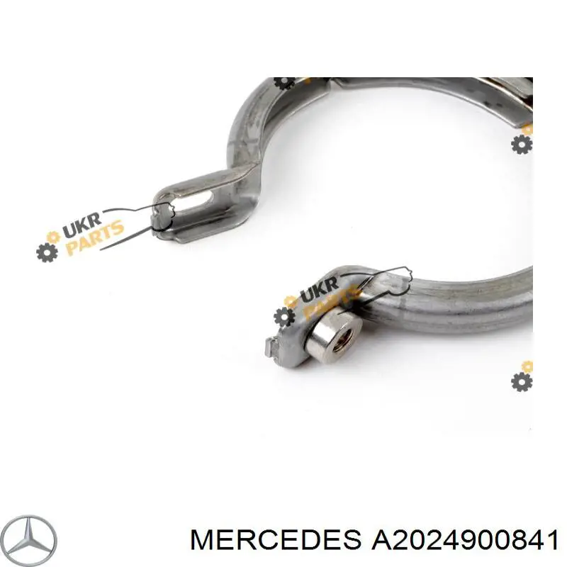 A2024900841 Mercedes Зєднувальний хомут випускного колектора