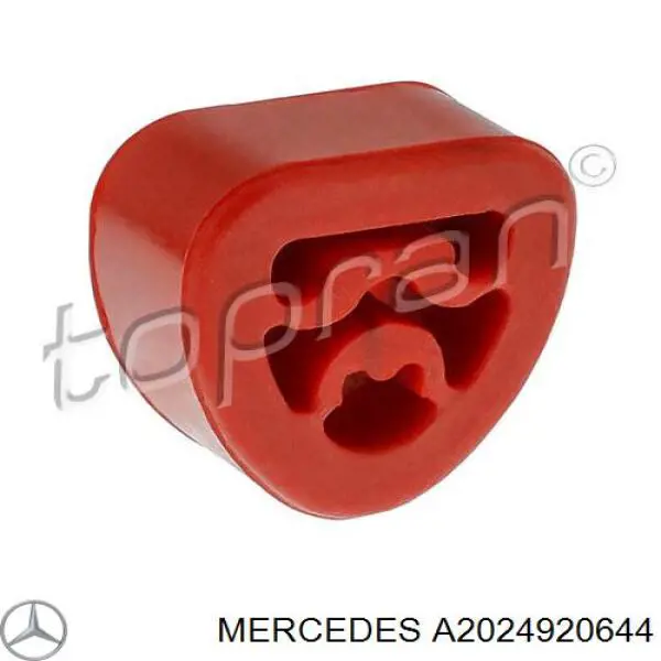 A2024920644 Mercedes подушка кріплення глушника