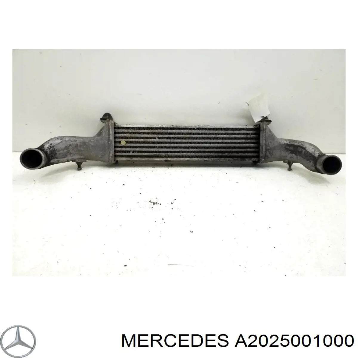 A2025001000 Mercedes радіатор интеркуллера