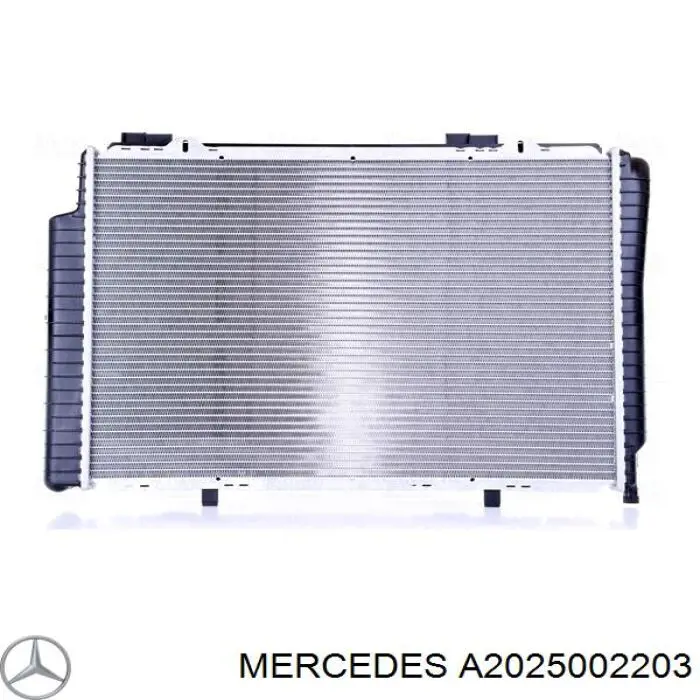 Купити A2025002203 Mercedes Радіатор двигуна