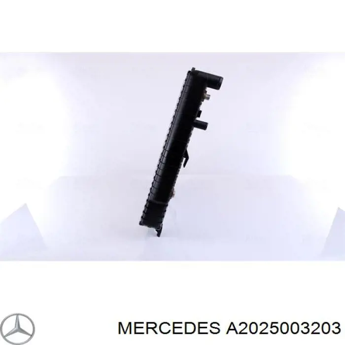 A2025003203 Mercedes Радіатор охолодження двигуна