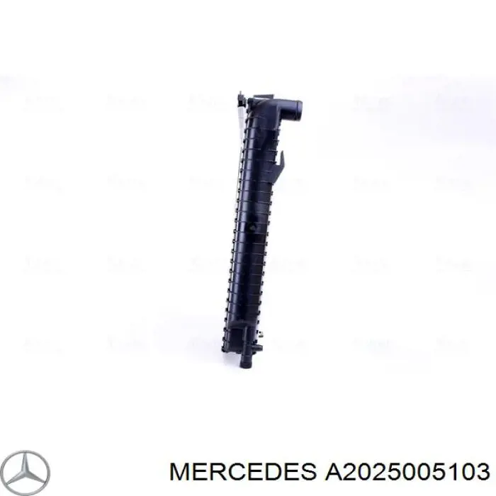 A2025005103 Mercedes Радіатор охолодження двигуна