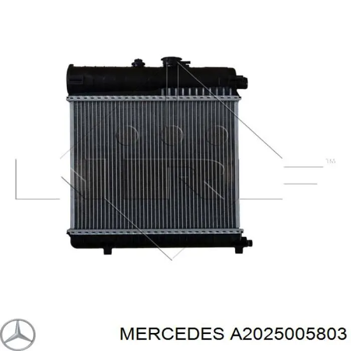 A2025005803 Mercedes Радіатор охолодження двигуна
