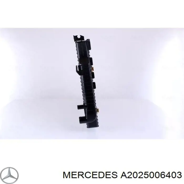 A2025006403 Mercedes радіатор охолодження двигуна