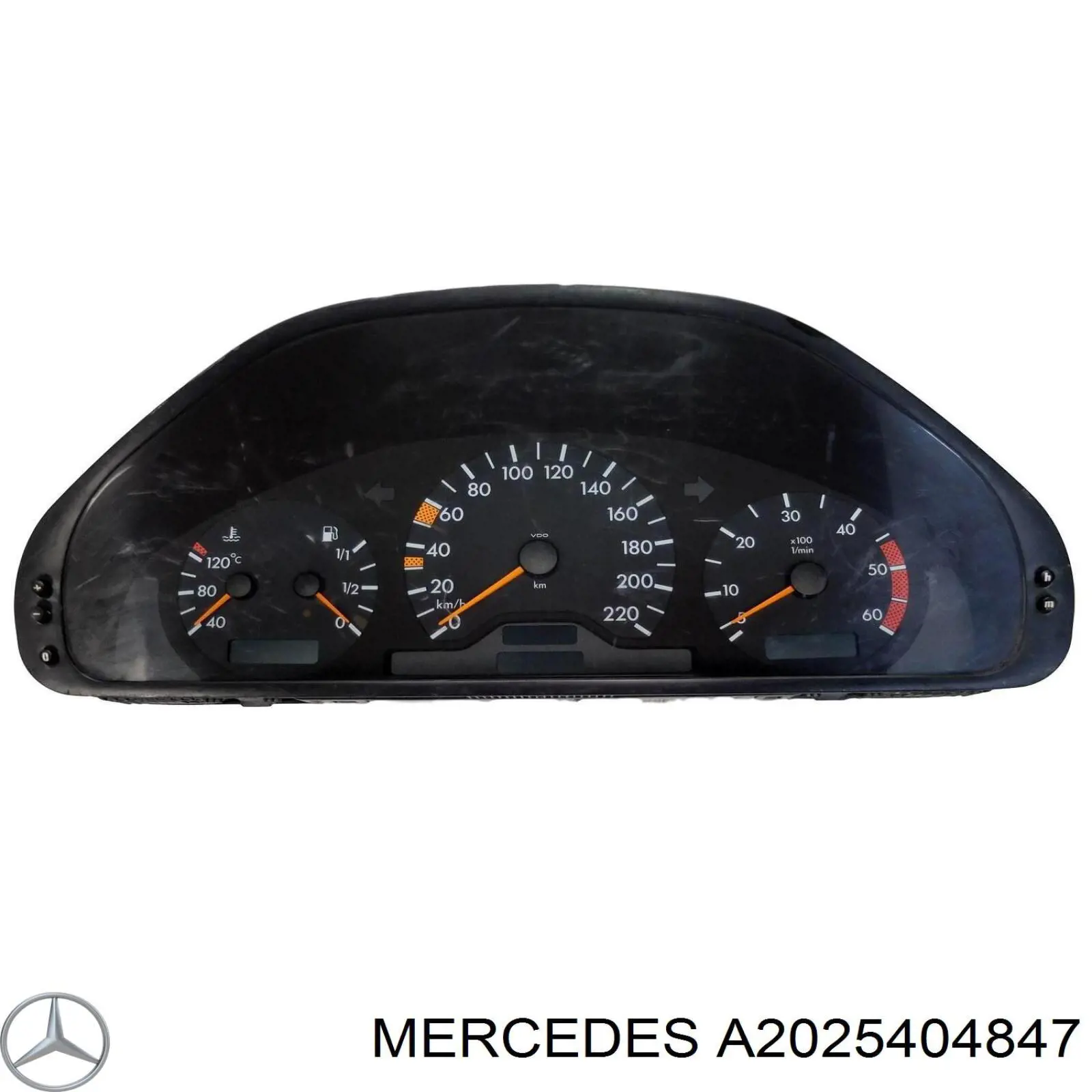 A2025404847 Mercedes Щиток приладів додатковий