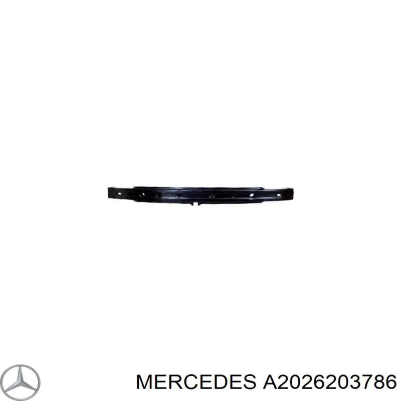 A2026203786 Mercedes підсилювач бампера переднього