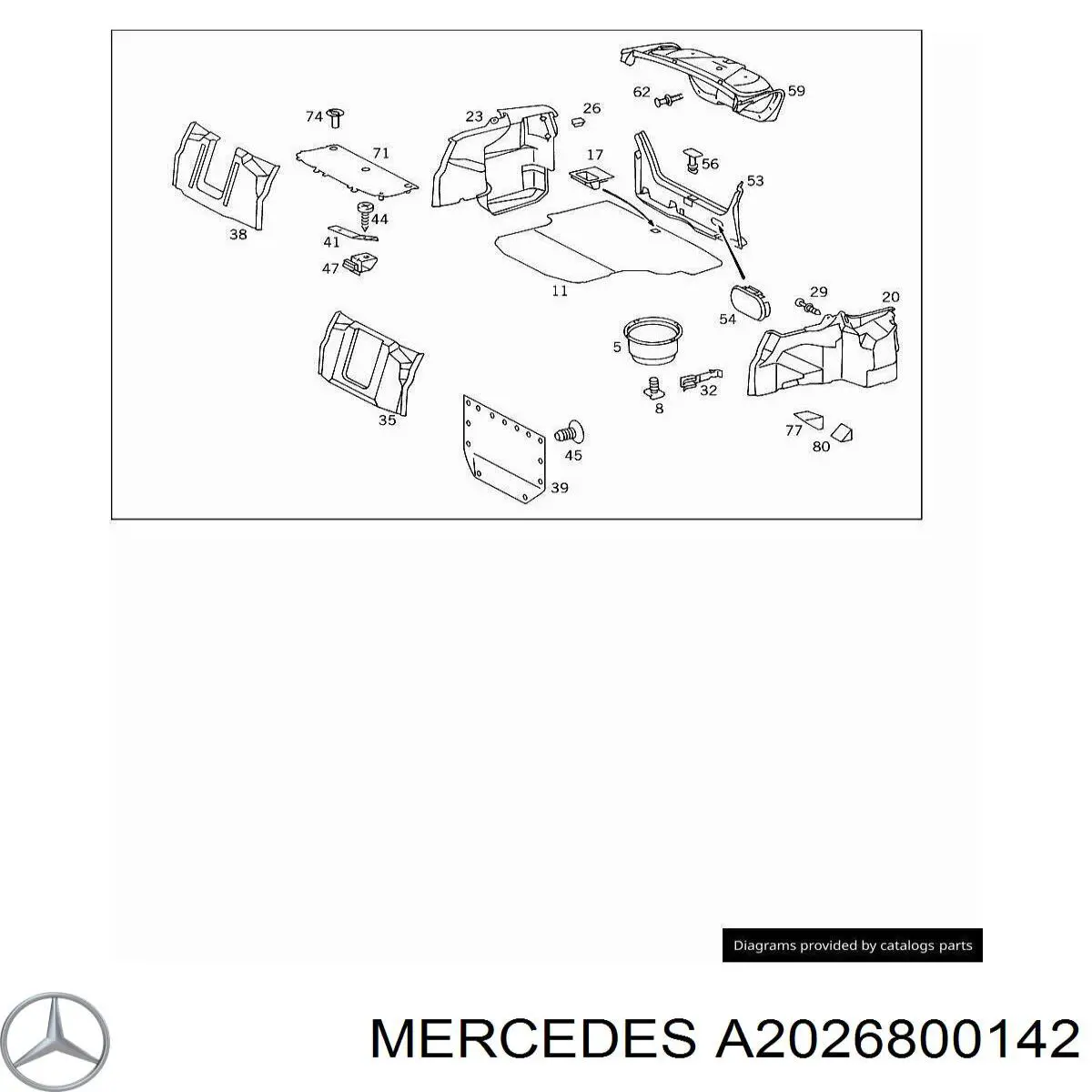 A2026800142 Mercedes 