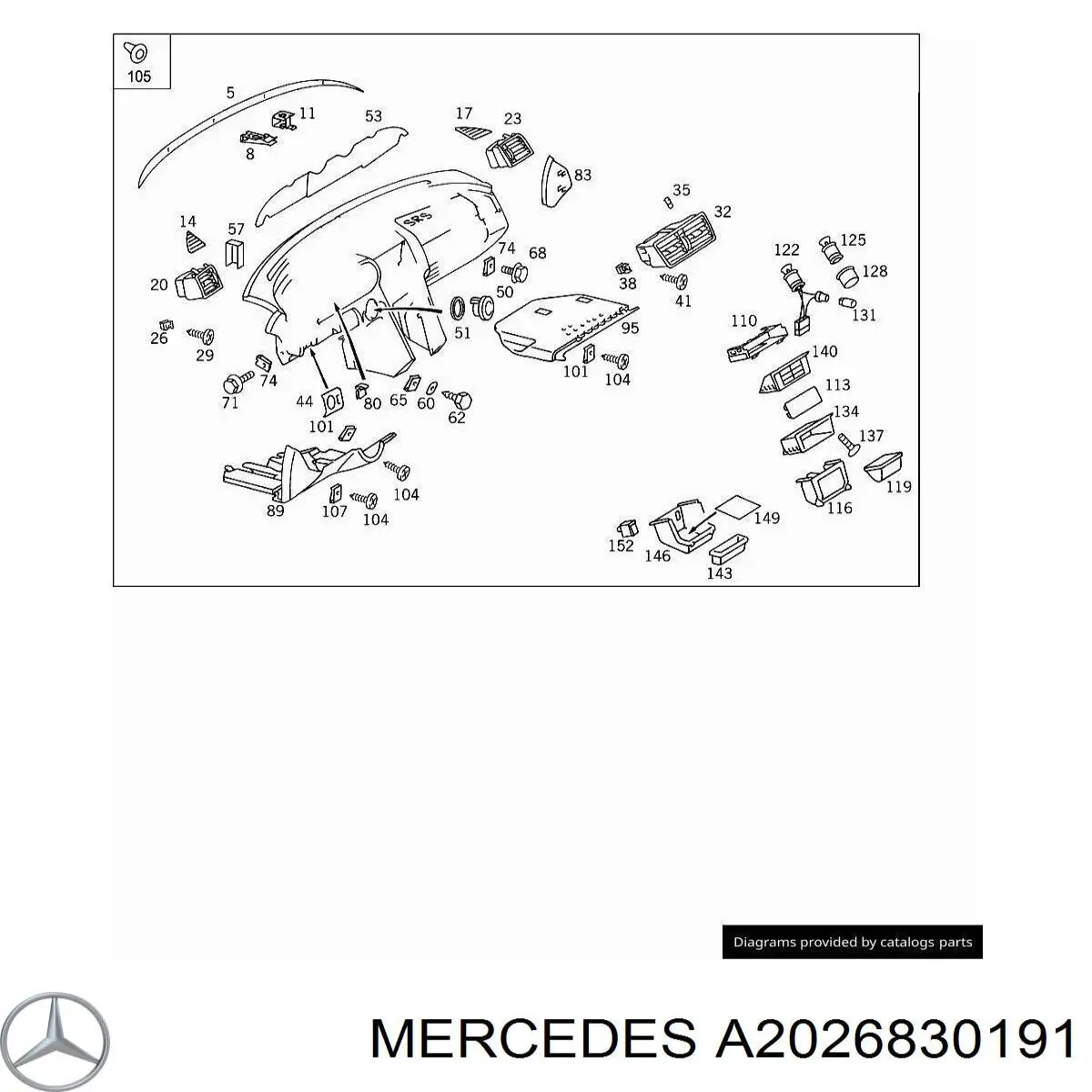 A2026830191 Mercedes 