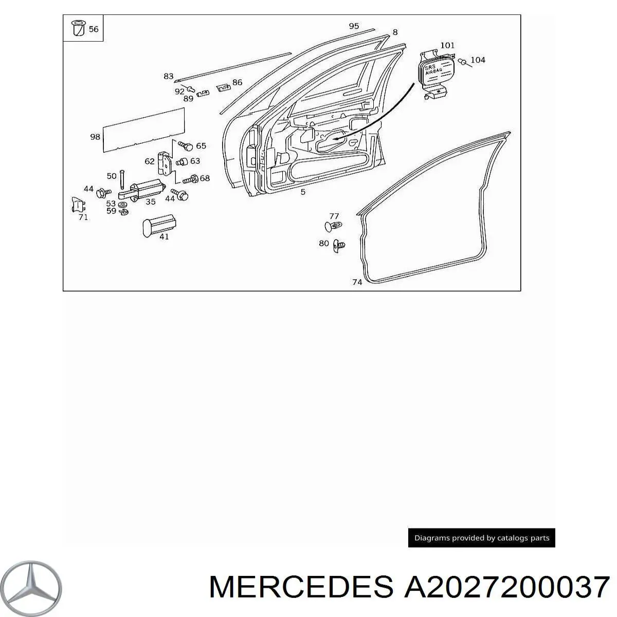 A2027200037 Mercedes 