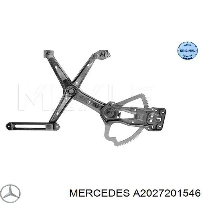Склопідйомник з електродвигуном Mercedes A2027201546 ціна, від 76.65 USD