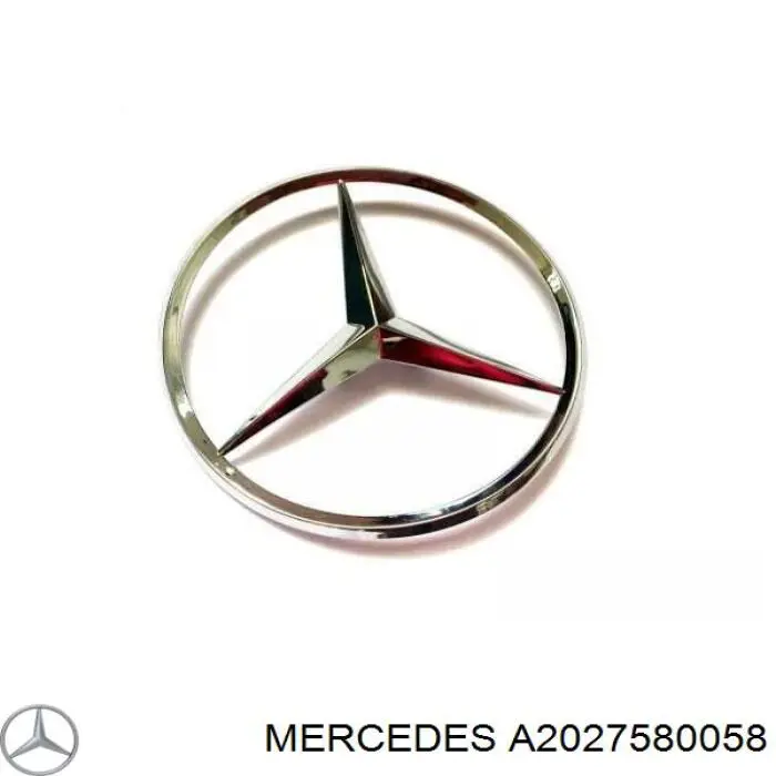 Фірмовий значок на кришку багажника Mercedes C 