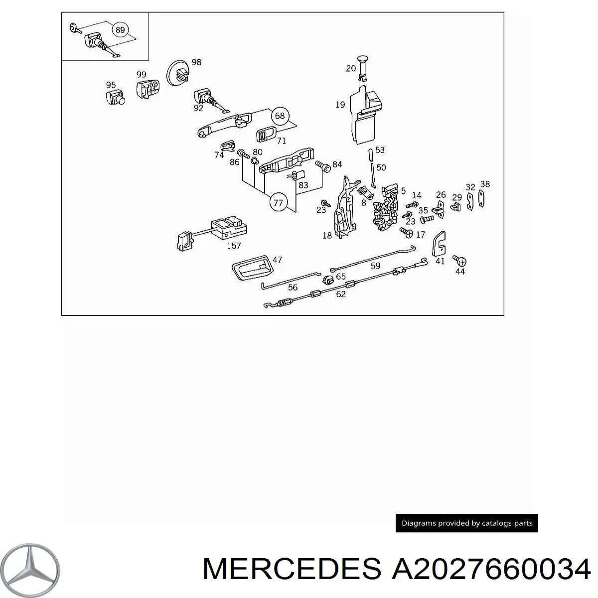  Mercedes A2027660034 ціна, від 3.80 USD