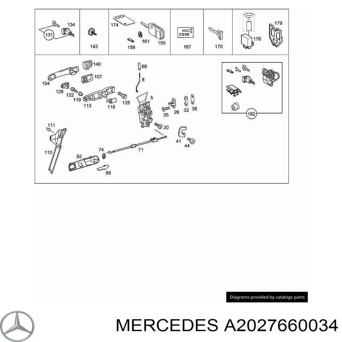 A2027660034 Mercedes 