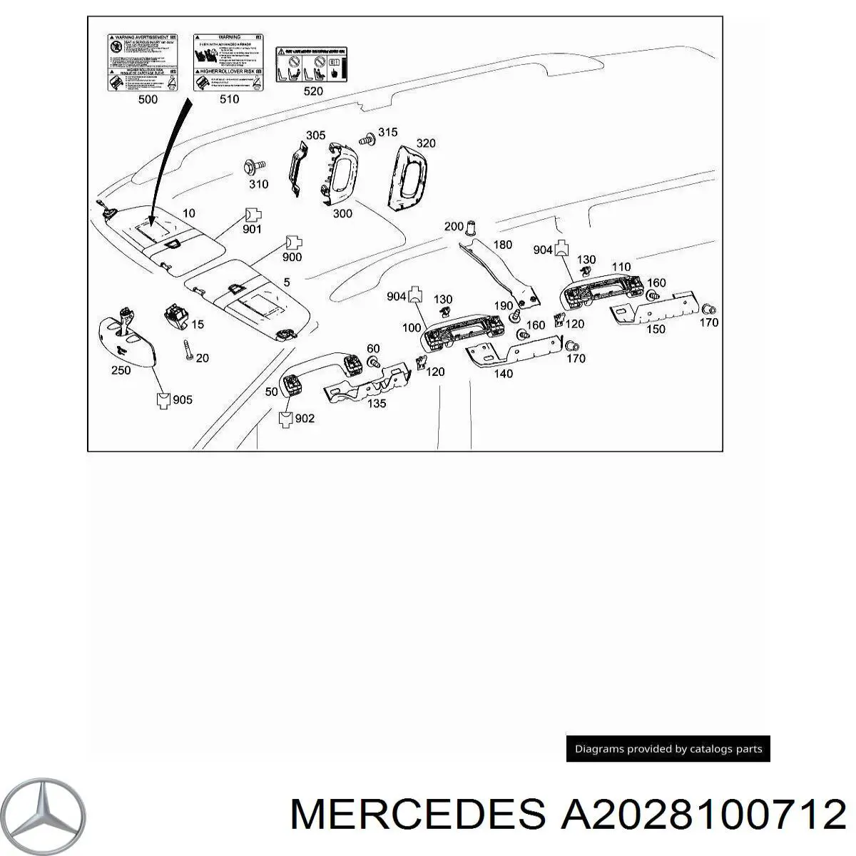 A2028100712 Mercedes 