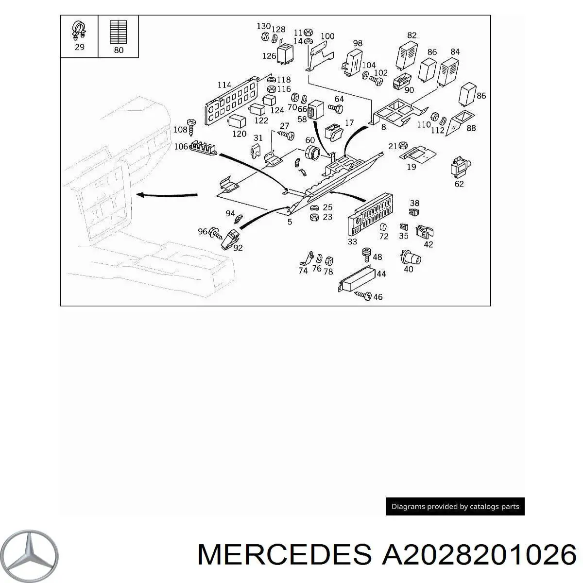 Купити A2028201026 Mercedes 