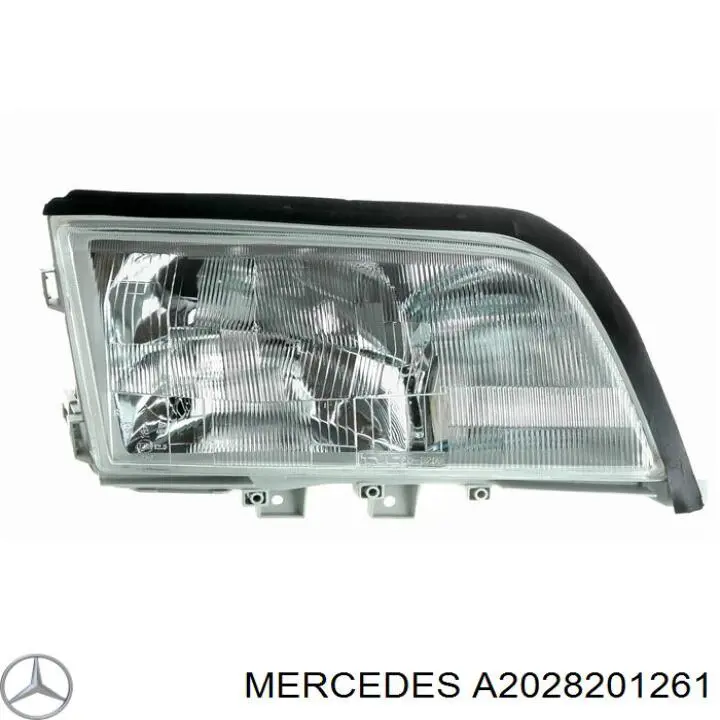 Фара правая Mercedes A2028201261 ціна, від 44.22 USD