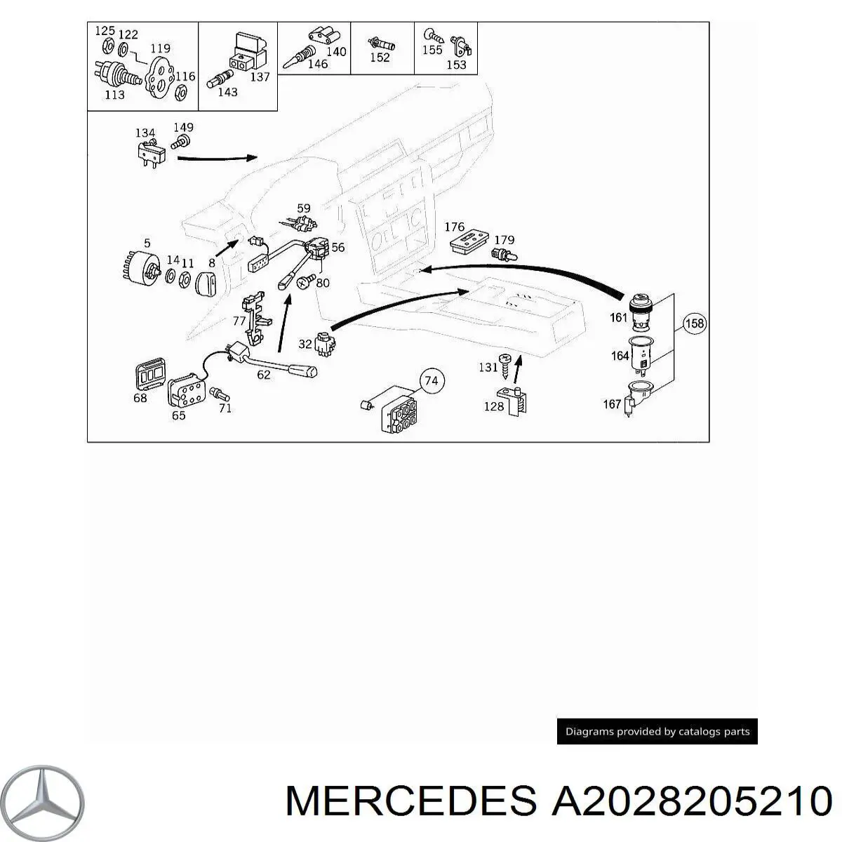 A2028205210 Mercedes 
