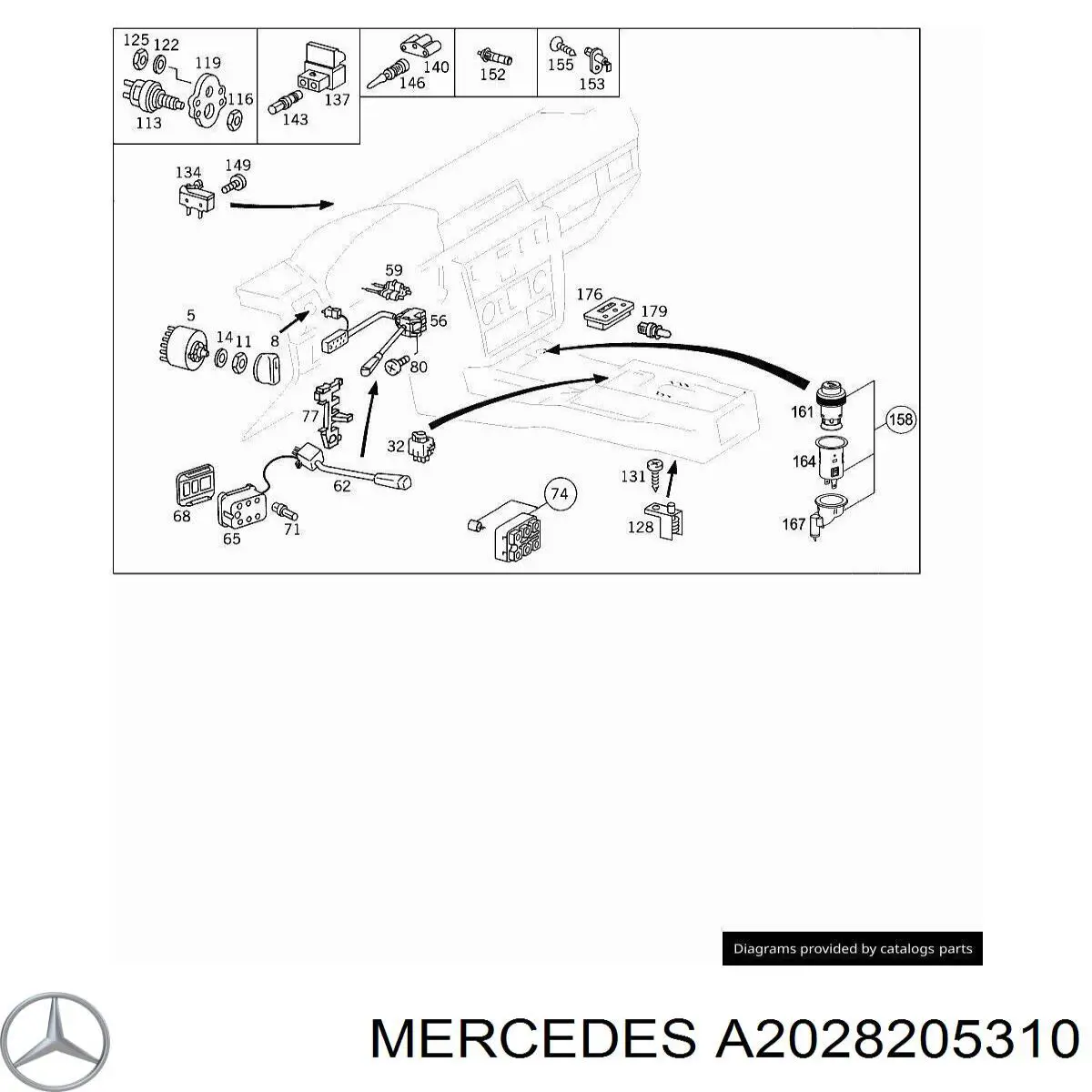 A2028205310 Mercedes 