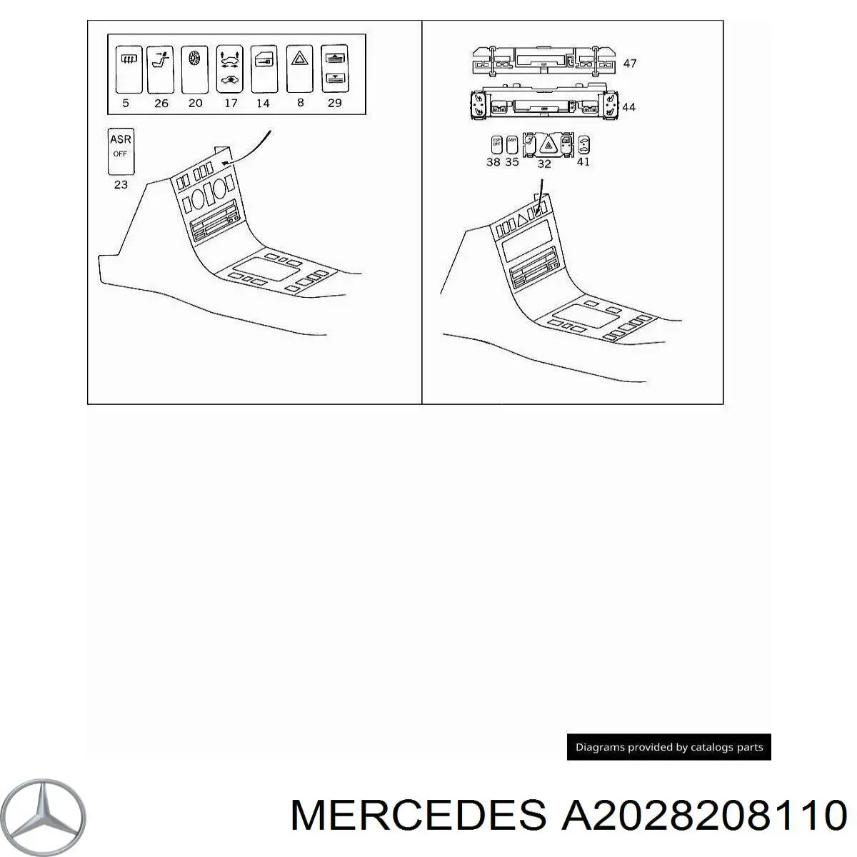 A2028208110 Mercedes 