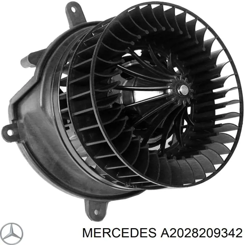 A2028209342 Mercedes двигун вентилятора пічки (обігрівача салону)