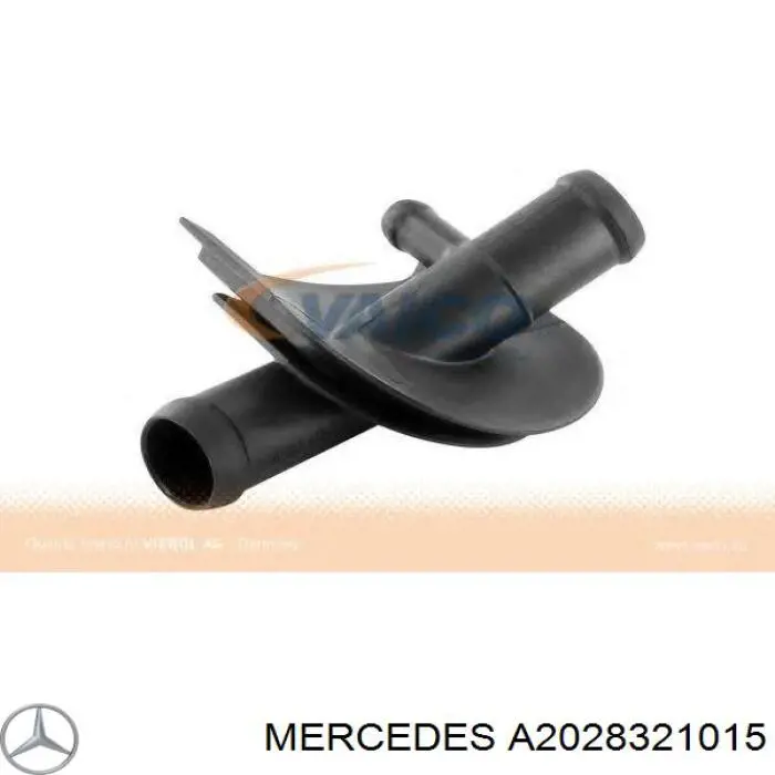 A2028321015 Mercedes штуцер шлангів в моторному щиті