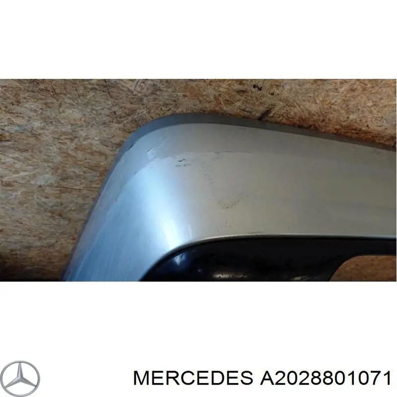 Кожух бампера заднього Mercedes A2028801071 ціна, від 106.02 USD