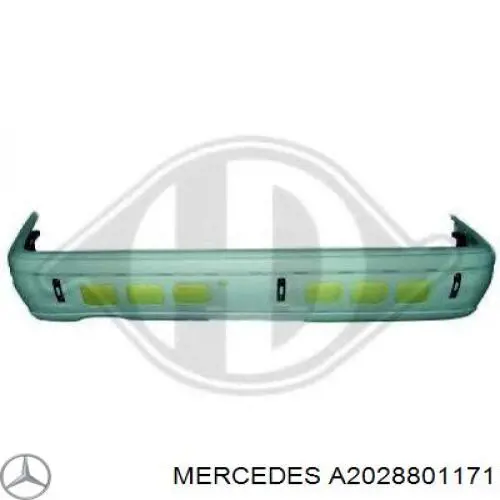 Кожух бампера заднього Mercedes A2028801171 ціна, від 178.80 USD