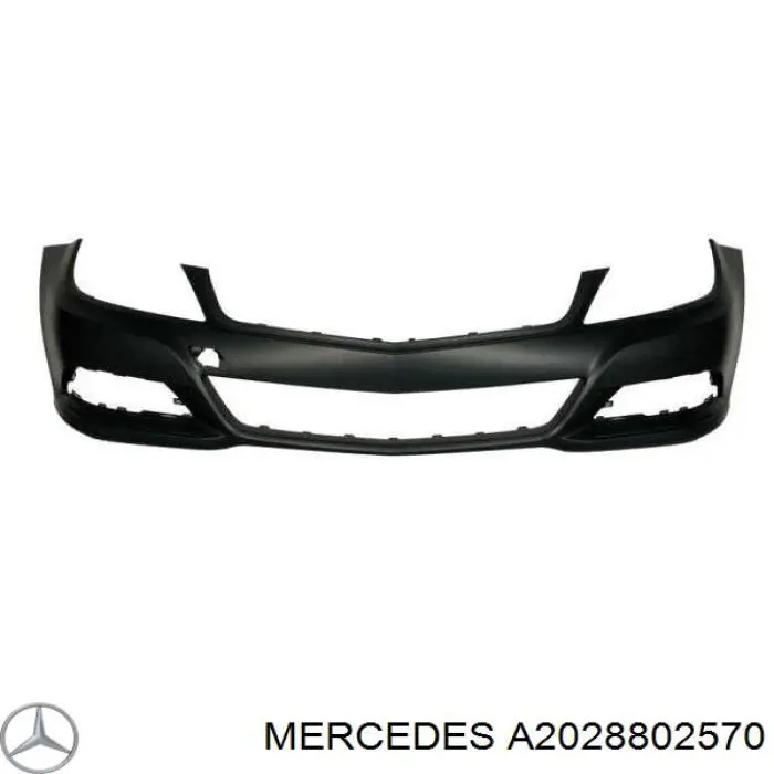 202880257067 Mercedes бампер передній