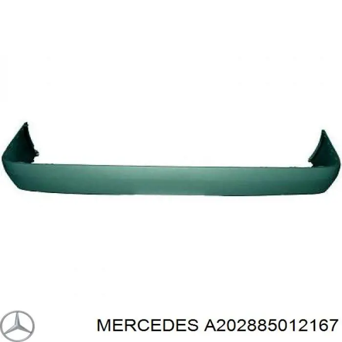 Купити A2028850121 Mercedes Накладка бампера заднього