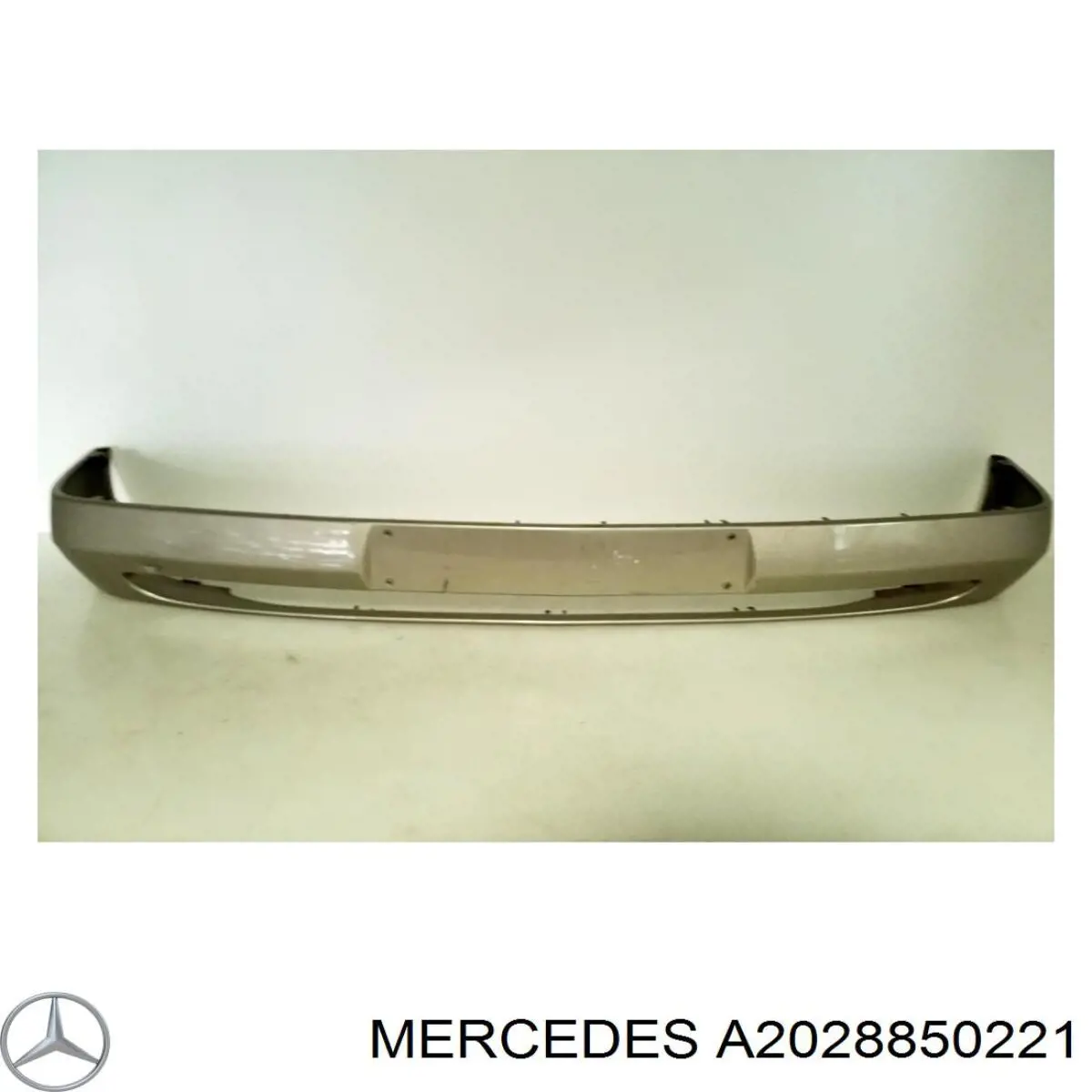 Накладка бампера переднього Mercedes A202885022167