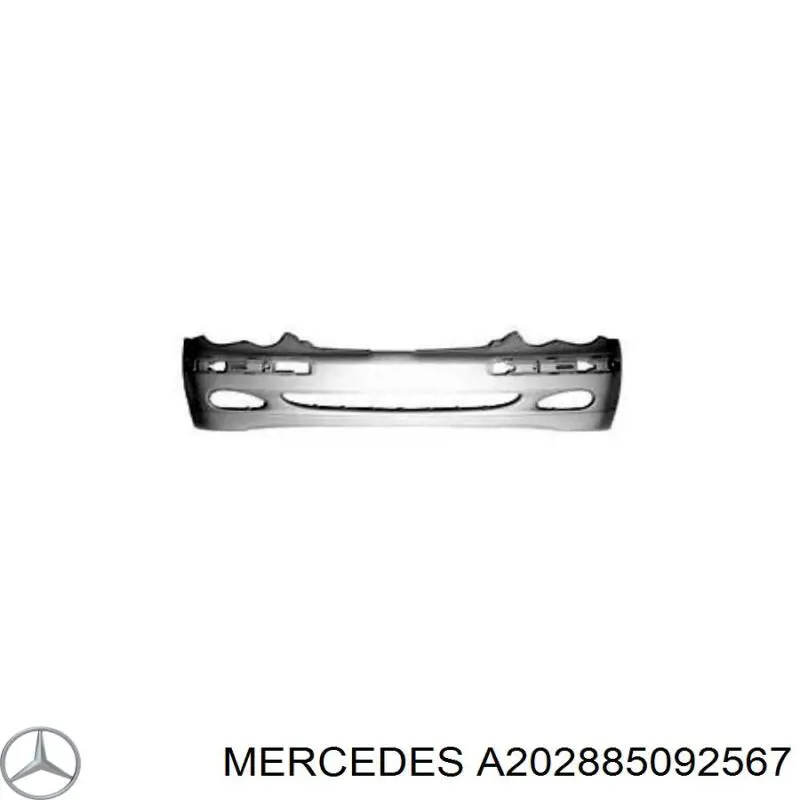 A202885092567 Mercedes бампер передній
