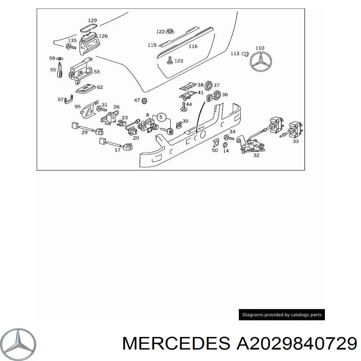Купити A2029840729 Mercedes Болт піддона зливний