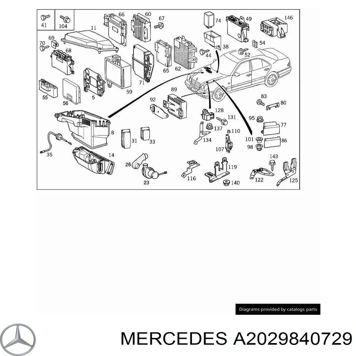 A2029840729 Mercedes Болт піддона картера
