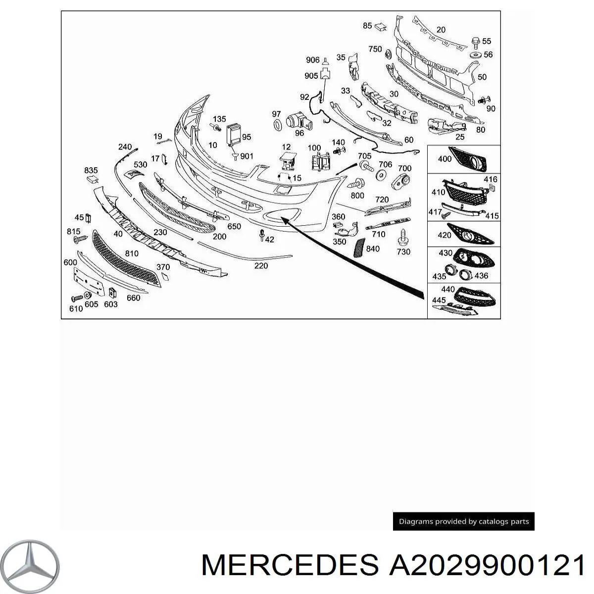 A2029900121 Mercedes 
