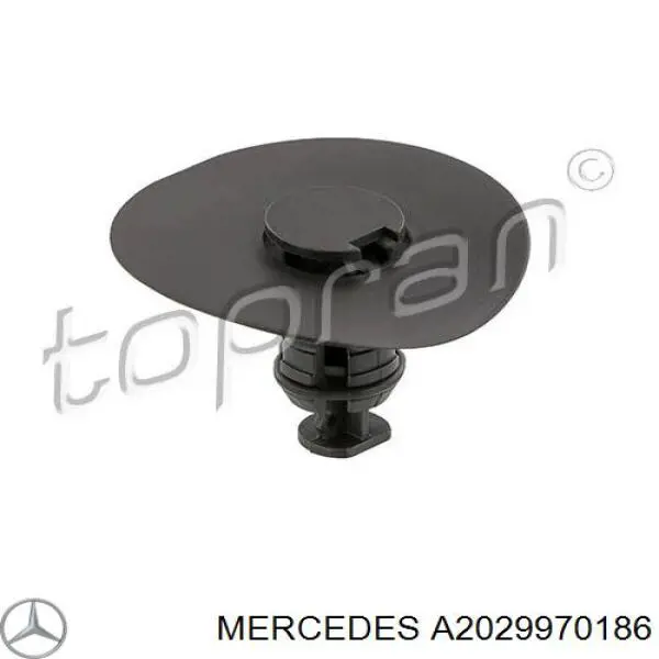 Заглушка отвору під домкрат / заглушка поріга Mercedes A2029970186 ціна, від 2.25 USD