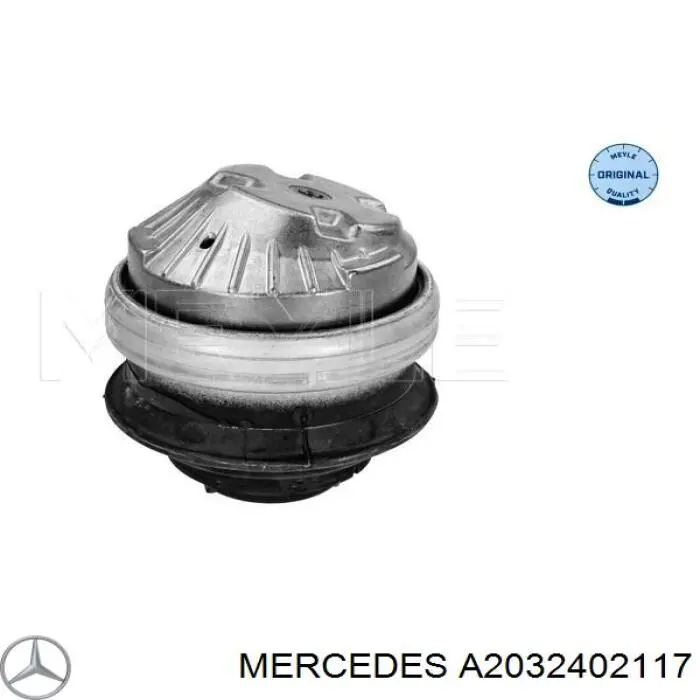 Подушка (опора) двигуна лів./прав. Mercedes A2032402117 ціна, від 52.56 USD