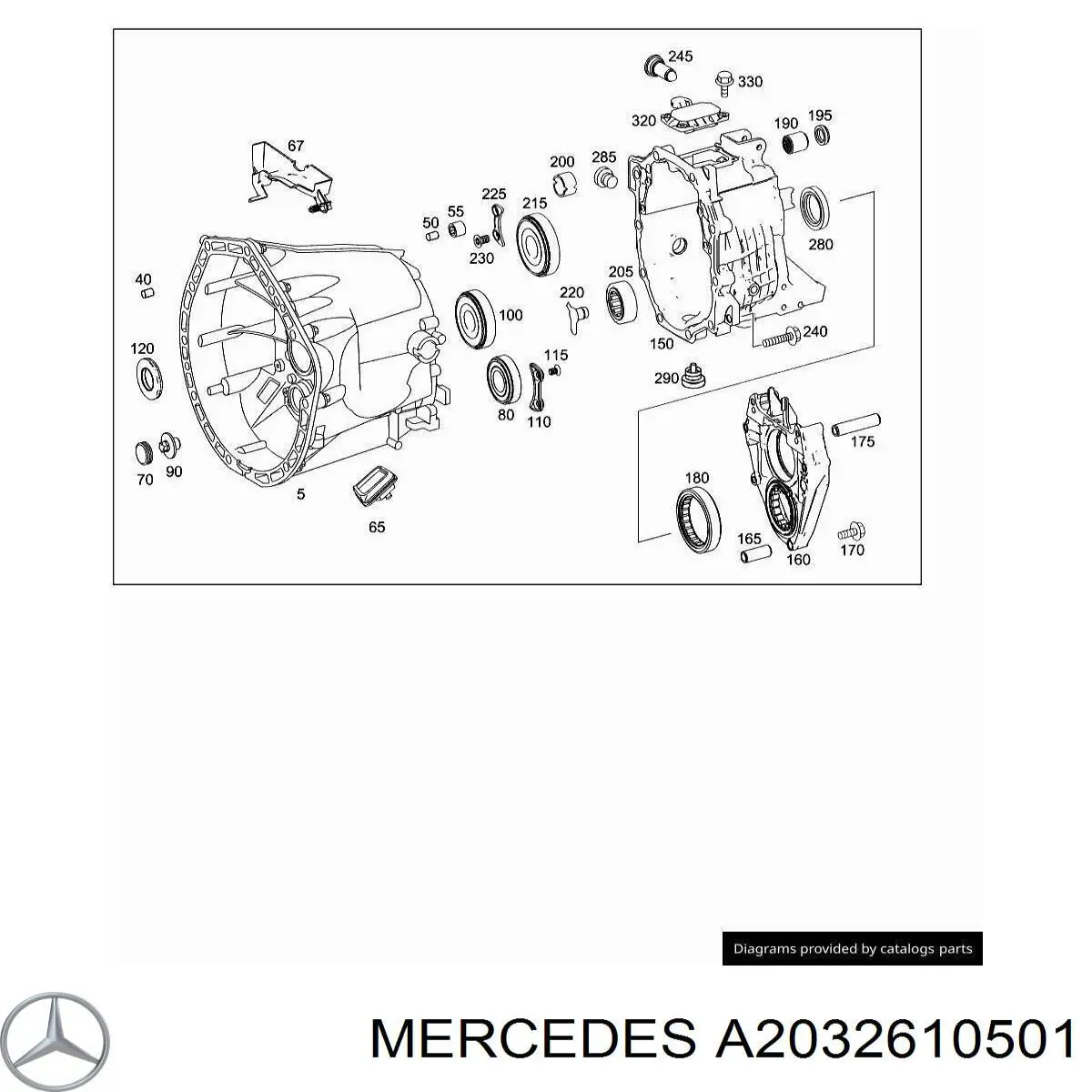 A2032610501 Mercedes МКПП