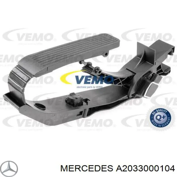 Підаль газу Mercedes A2033000104 ціна, від 31.66 USD