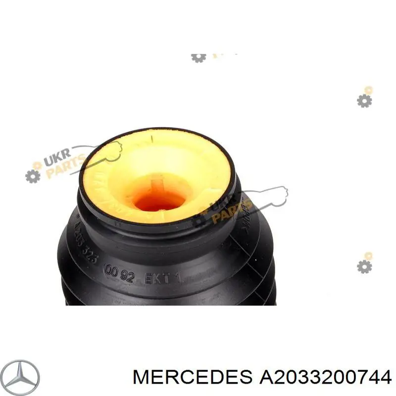 Буфер-відбійник амортизатора переднього Mercedes A2033200744 ціна, від 10.27 USD
