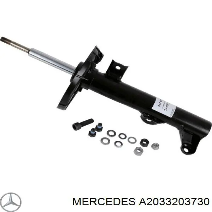 Купити A2033203730 Mercedes Амортизатор передньої підвіски